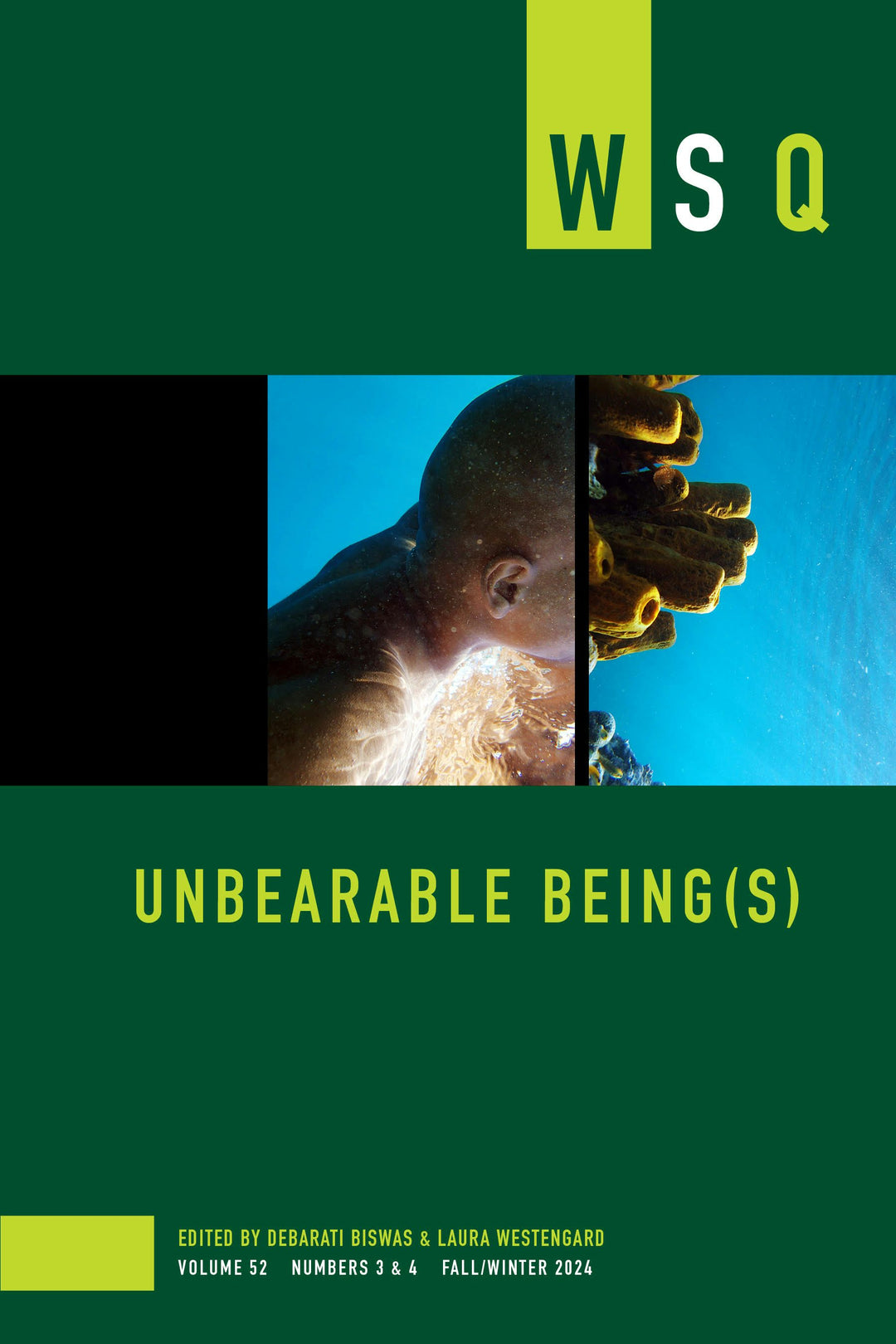 Cover image for Unbearable Being(s), isbn: 9781558613089