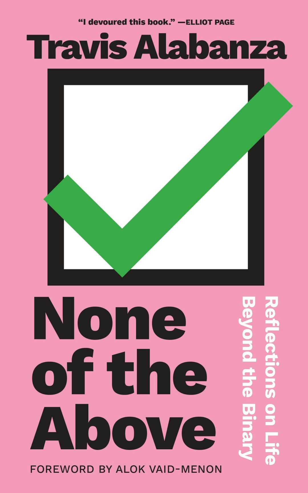 Cover image for None of the Above, isbn: 9781558613096